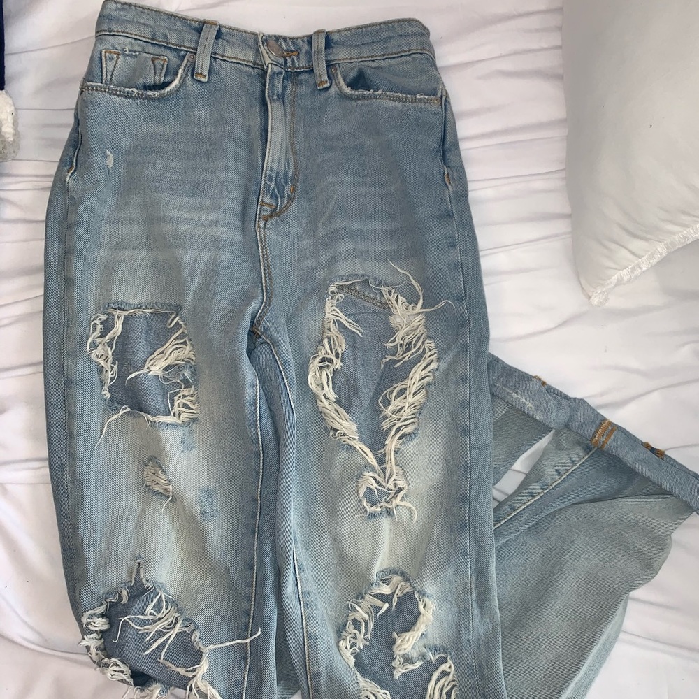 BDG Distressed Mom Jeans